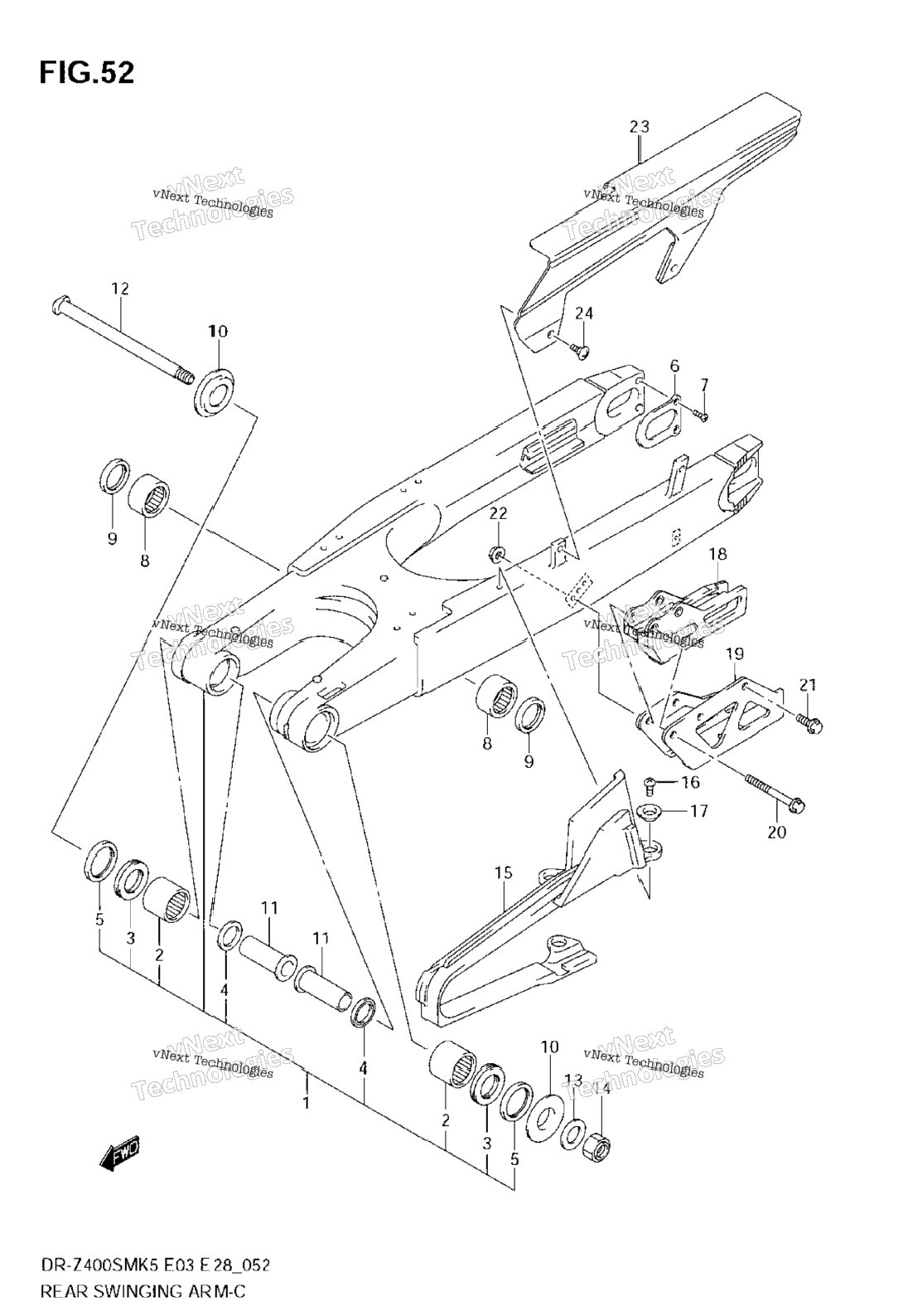 Rear Swinging Arm