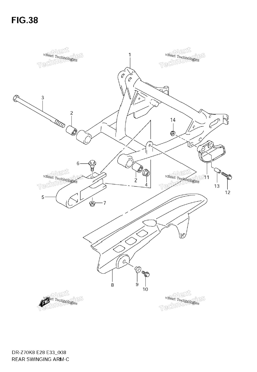 Rear Swinging Arm