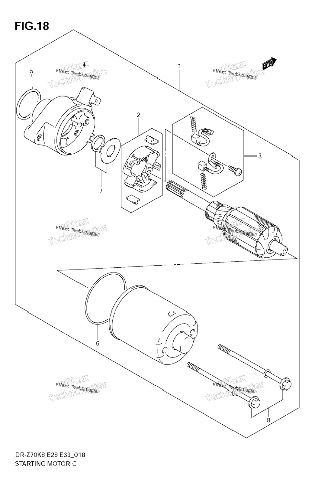 Нажмите для увеличения Starting Motor
