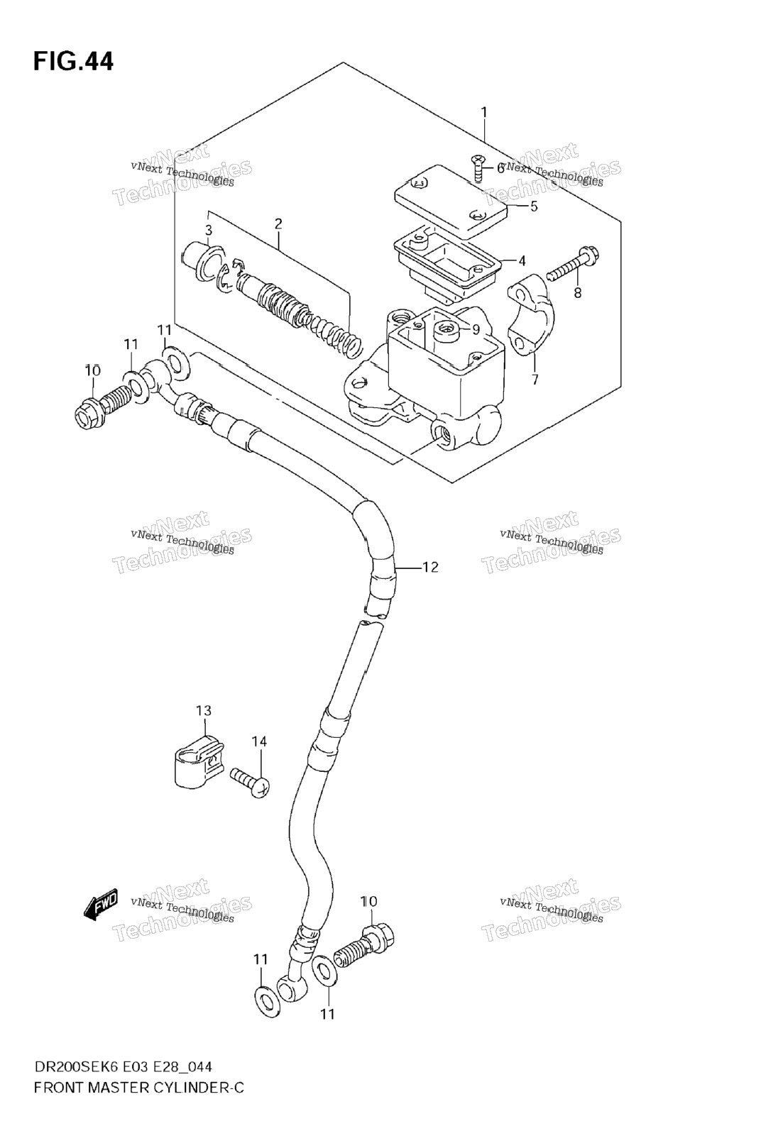 Front Master Cylinder