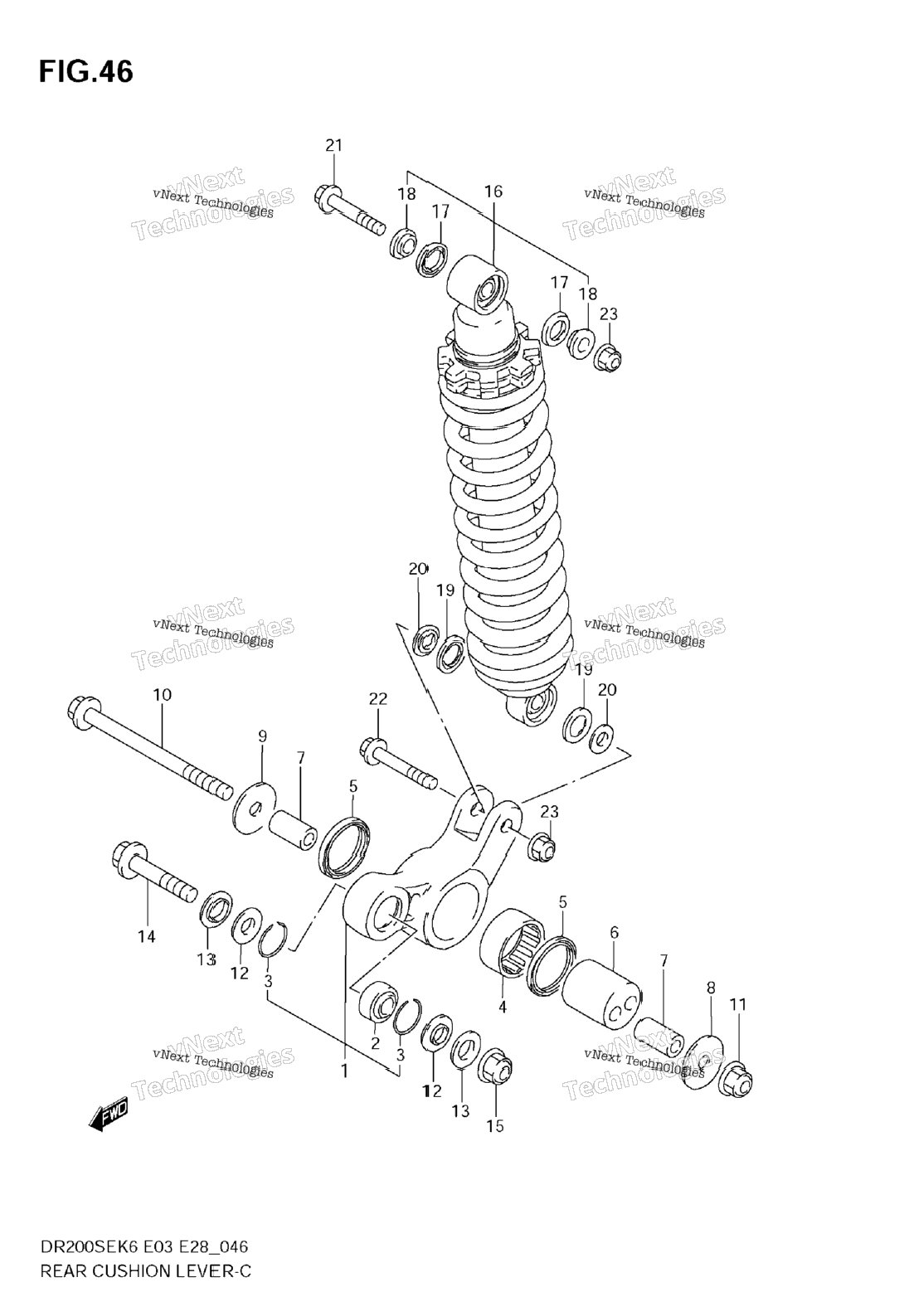 Rear Cushion Lever