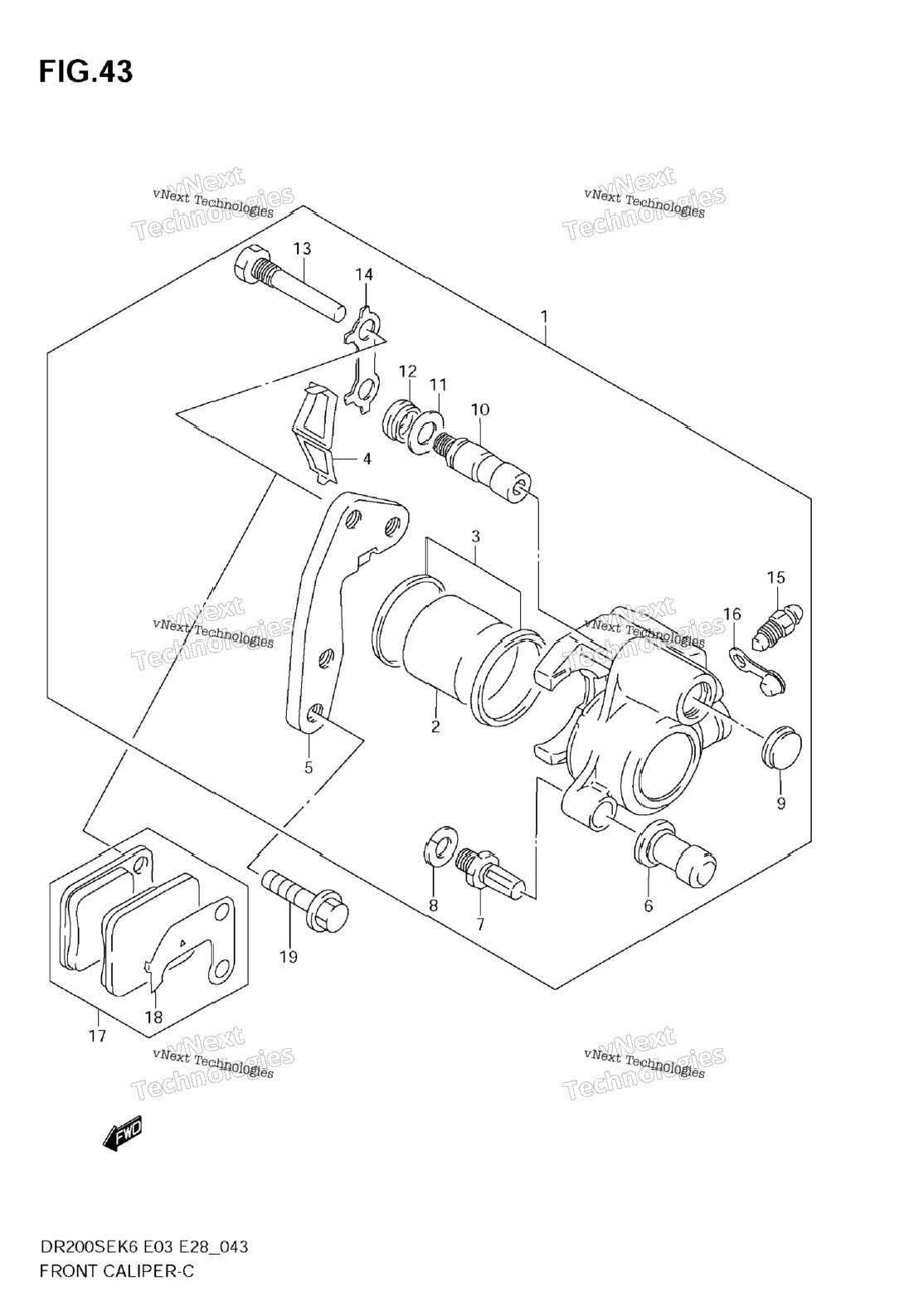 Нажмите для увеличения Front Caliper