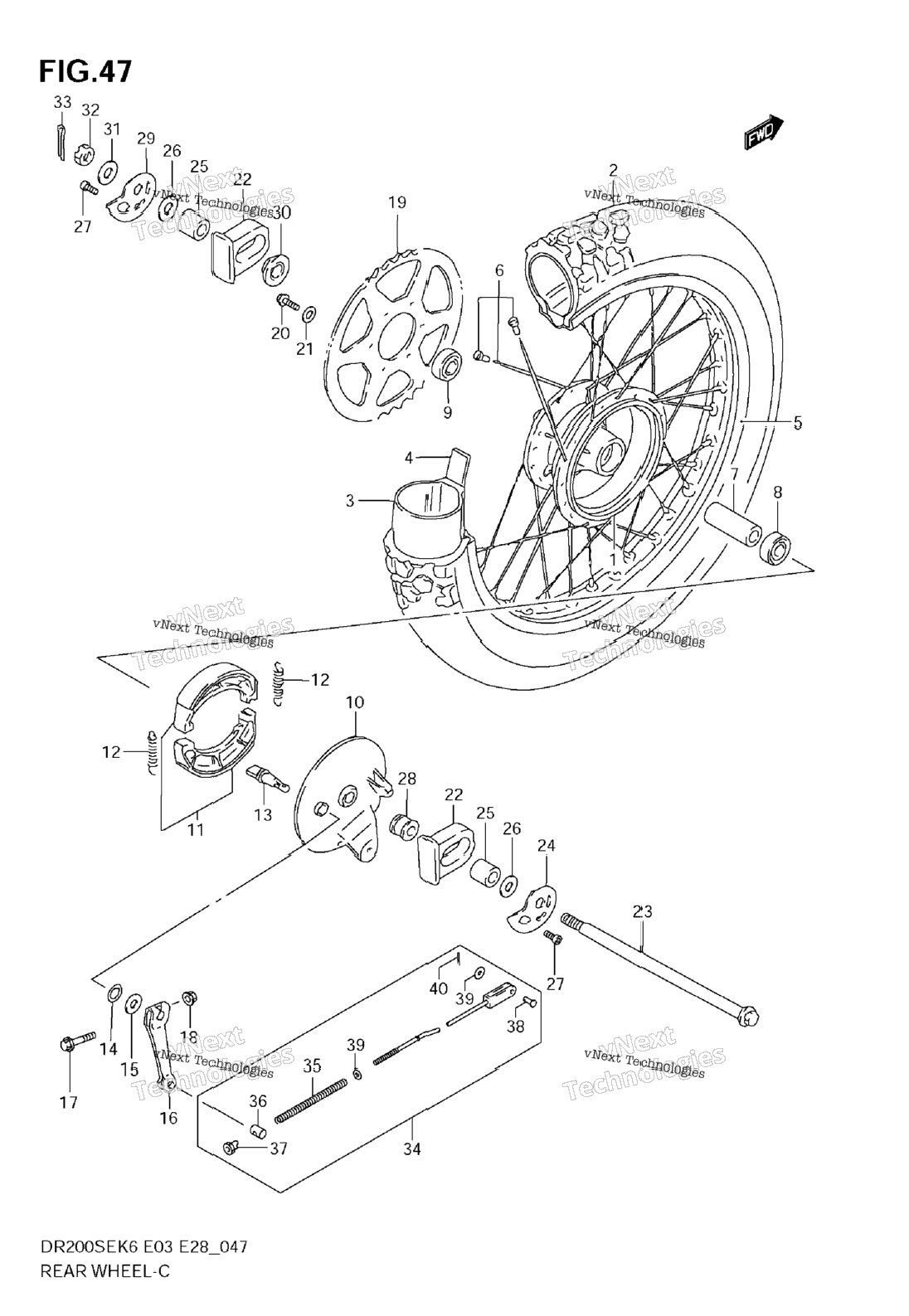 Нажмите для увеличения Rear Wheel