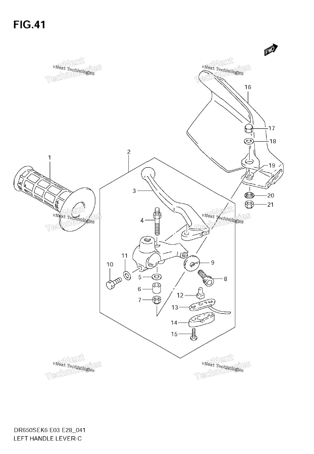 Left Handle Lever