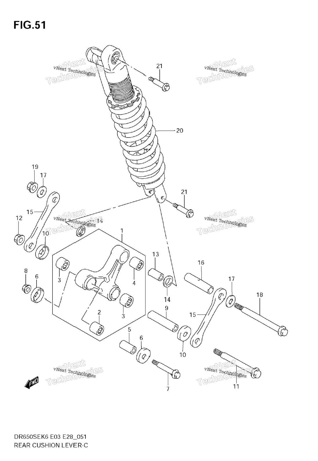 Rear Cushion Lever