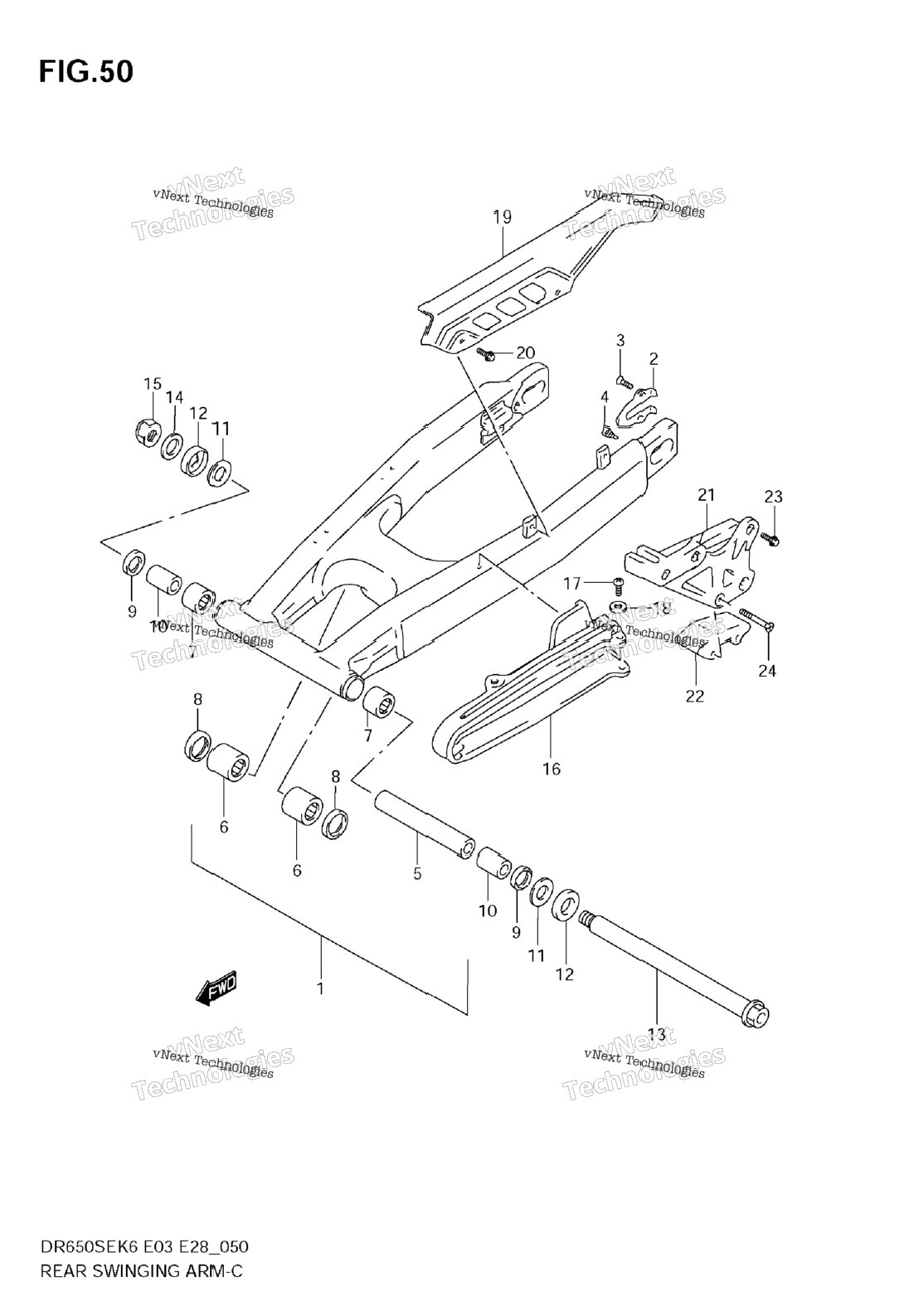 Rear Swinging Arm