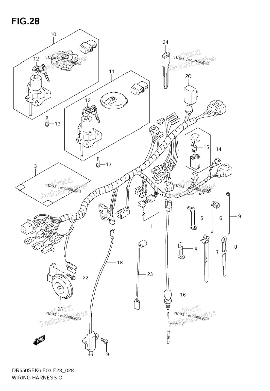 Нажмите для увеличения Wiring Harness