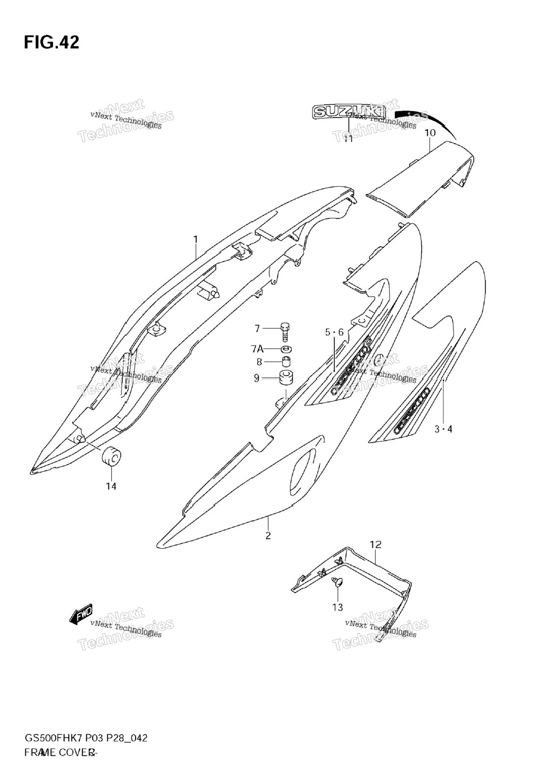 Frame Cover (Model K7)