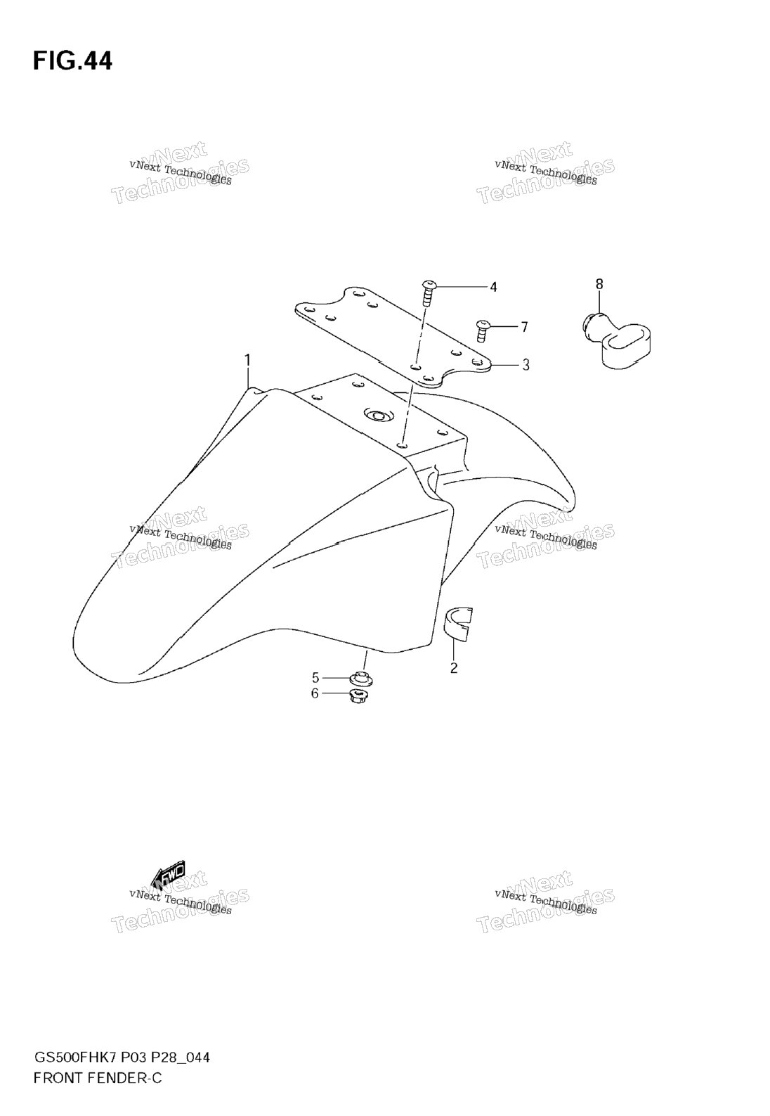Нажмите для увеличения Front Fender