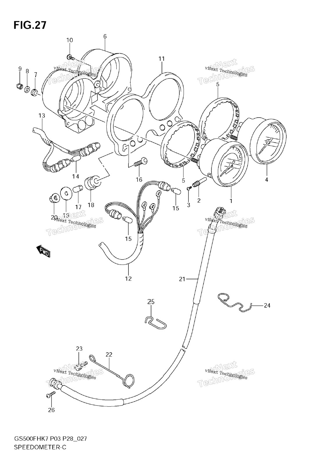 Нажмите для увеличения Speedometer - Tachometer (Gs500f E3, E28, E33, E95)