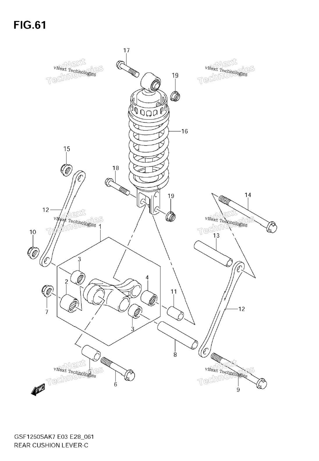 Rear Cushion Lever