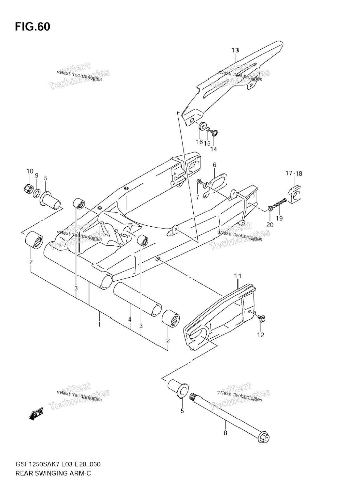 Rear Swinging Arm