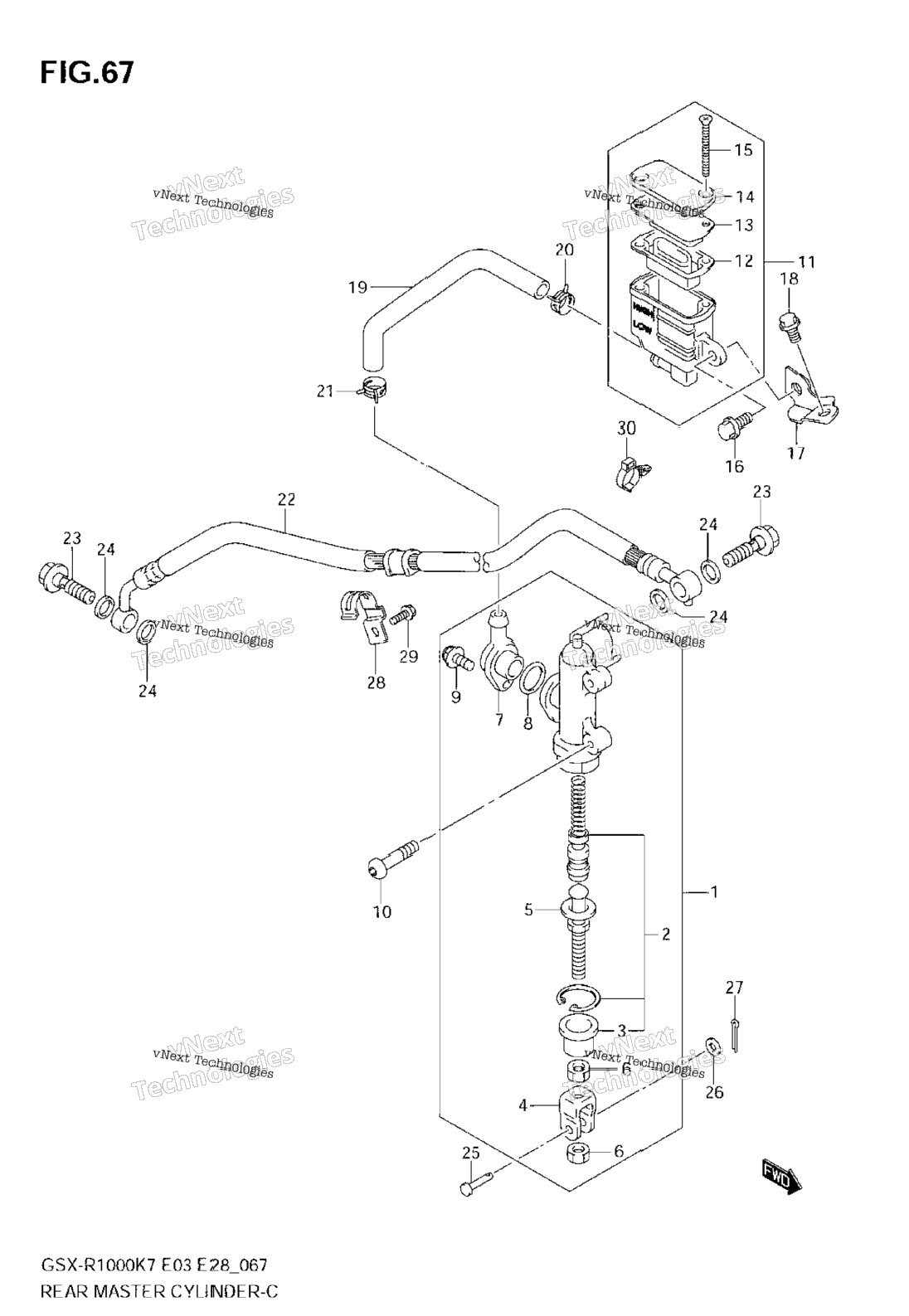 Rear Master Cylinder