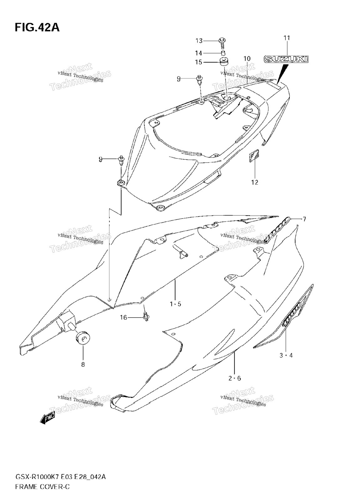 Нажмите для увеличения Frame Cover (Model K8)