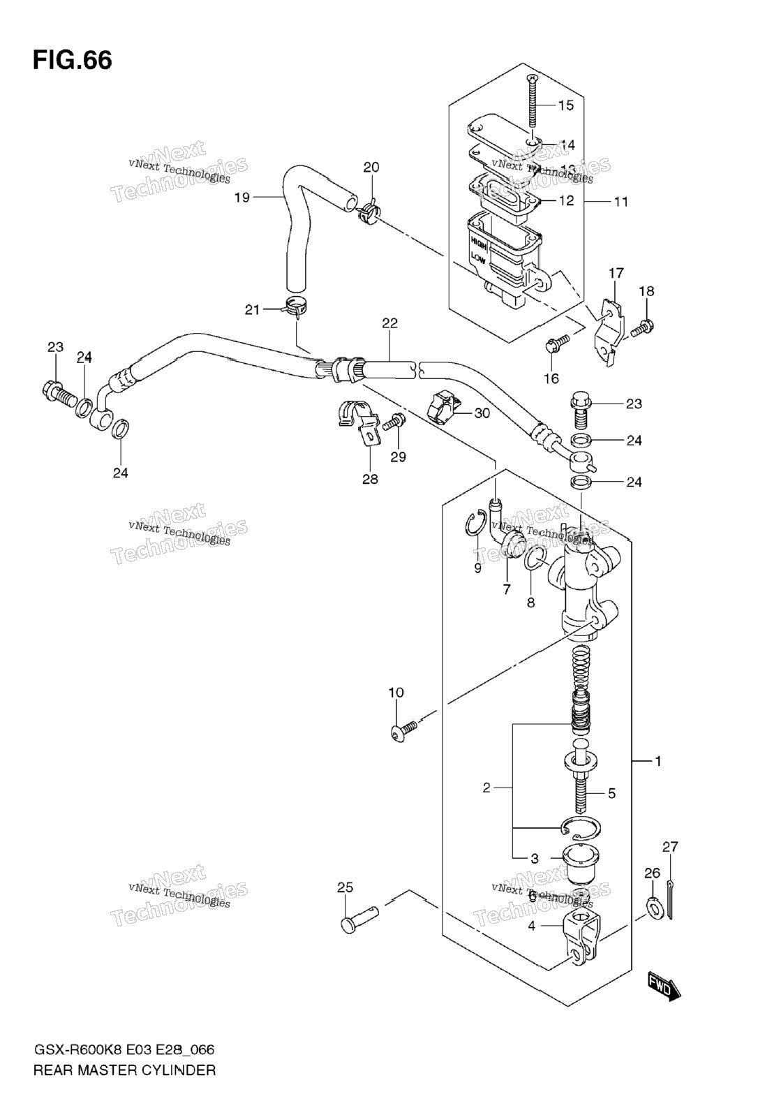 Rear Master Cylinder
