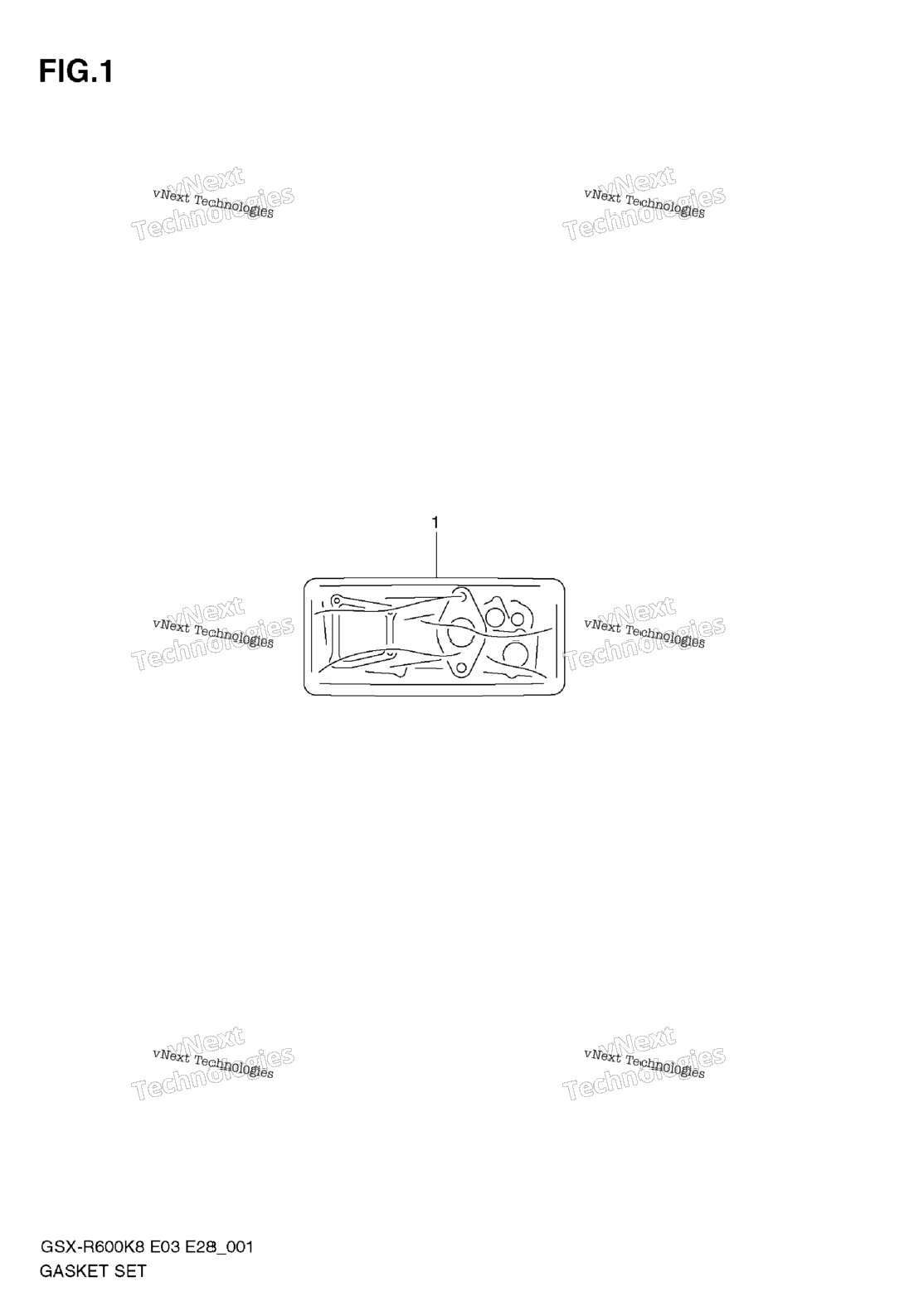 Нажмите для увеличения Gasket Set