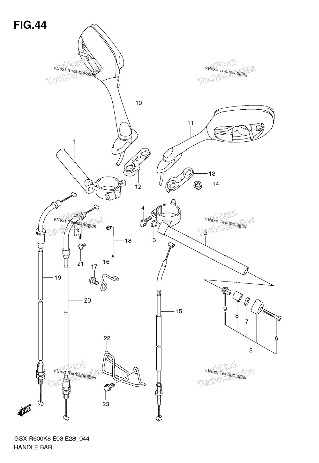 Нажмите для увеличения Handlebar