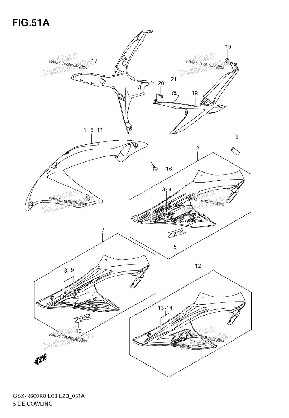 Side Cowling (Model K9)
