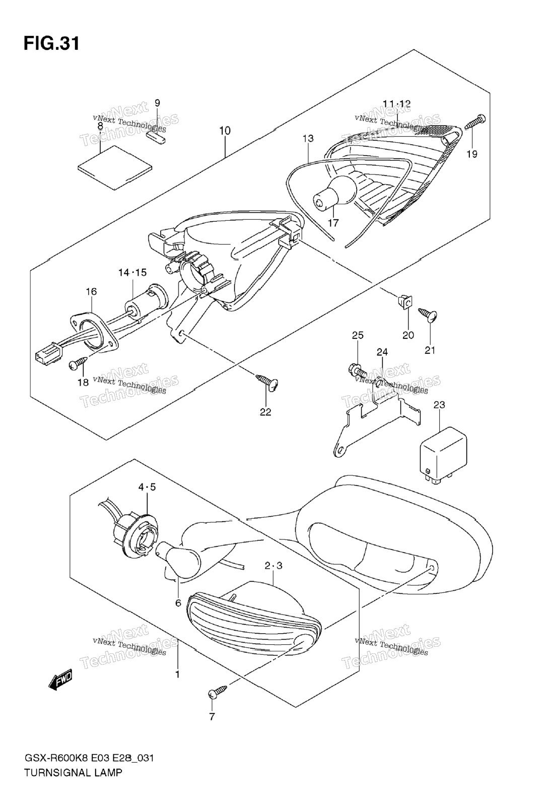 Нажмите для увеличения Turnsignal Lamp
