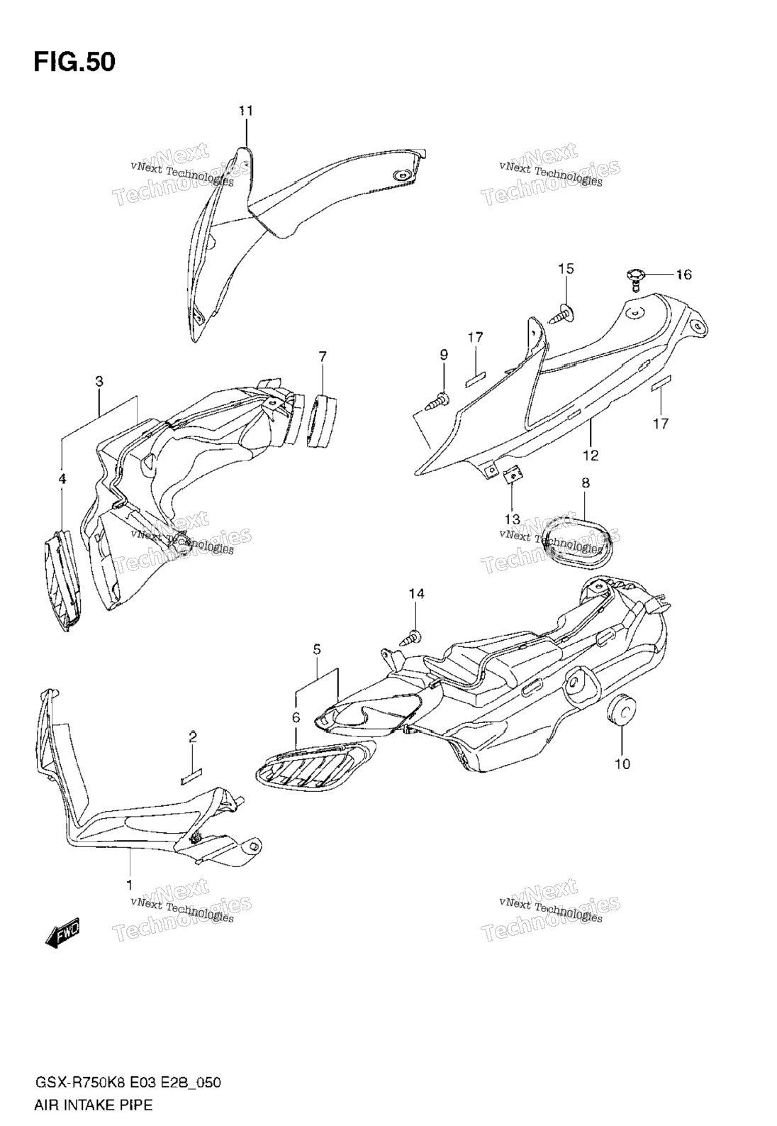 Air Intake Pipe