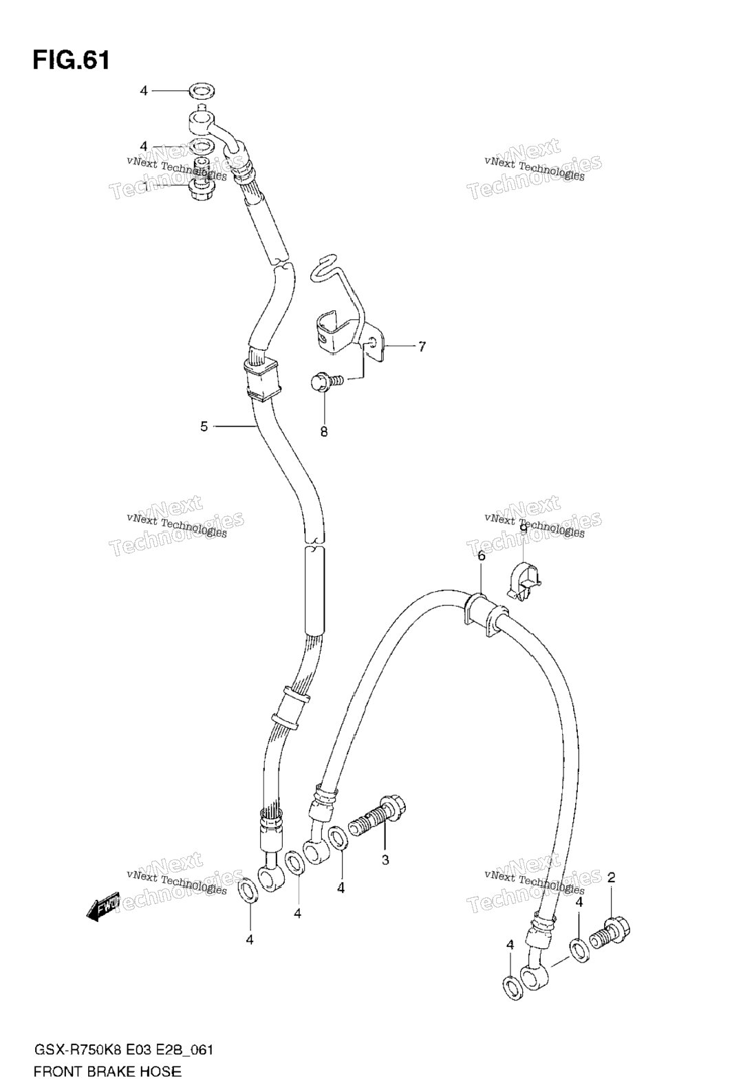Front Brake Hose