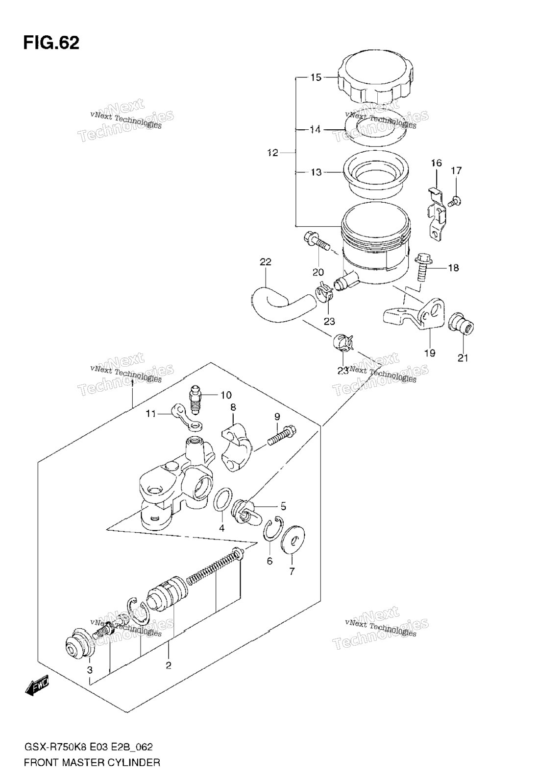 Front Master Cylinder