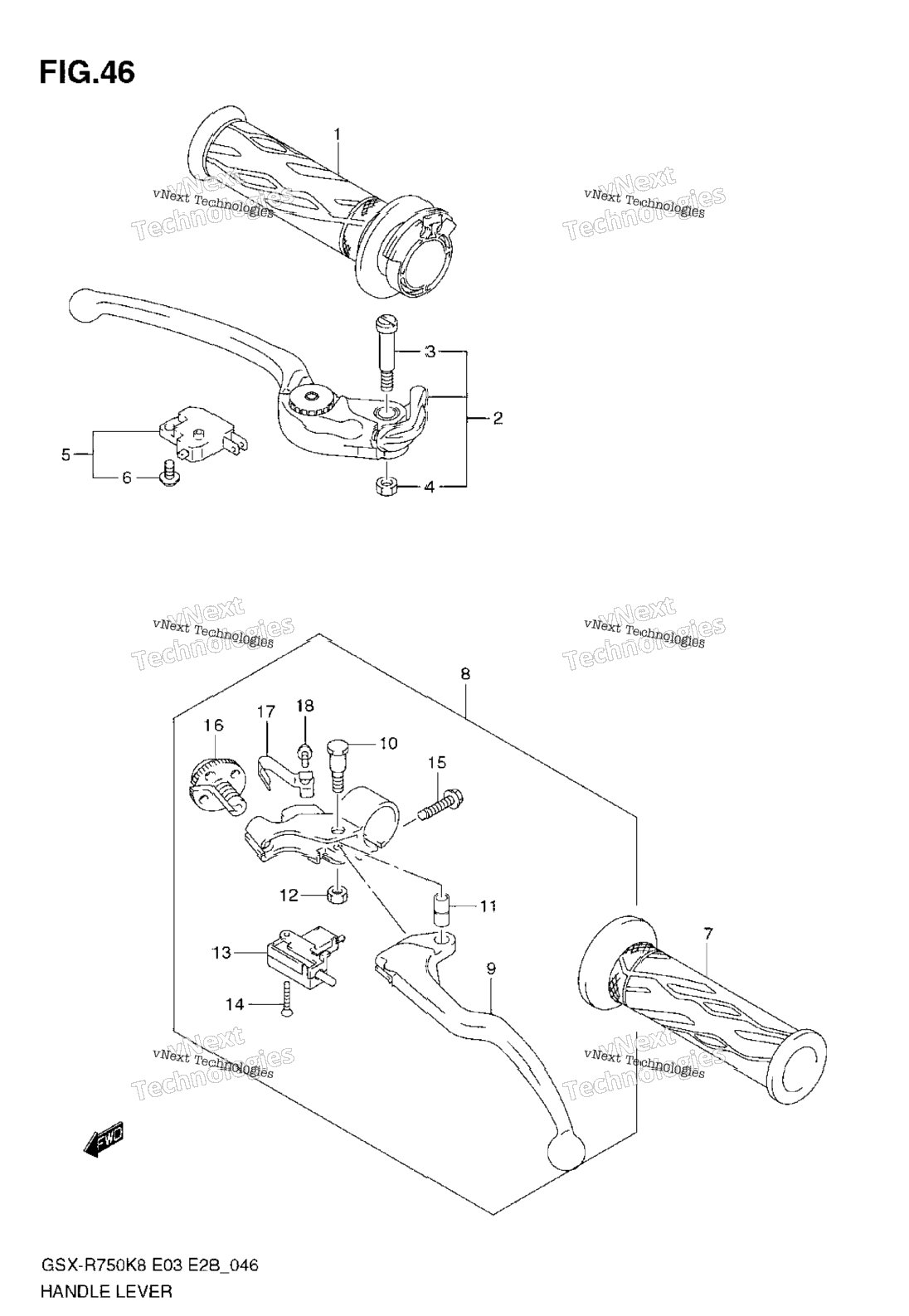 Нажмите для увеличения Handle Lever