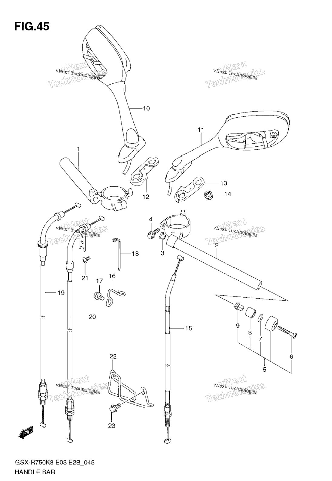 Нажмите для увеличения Handlebar