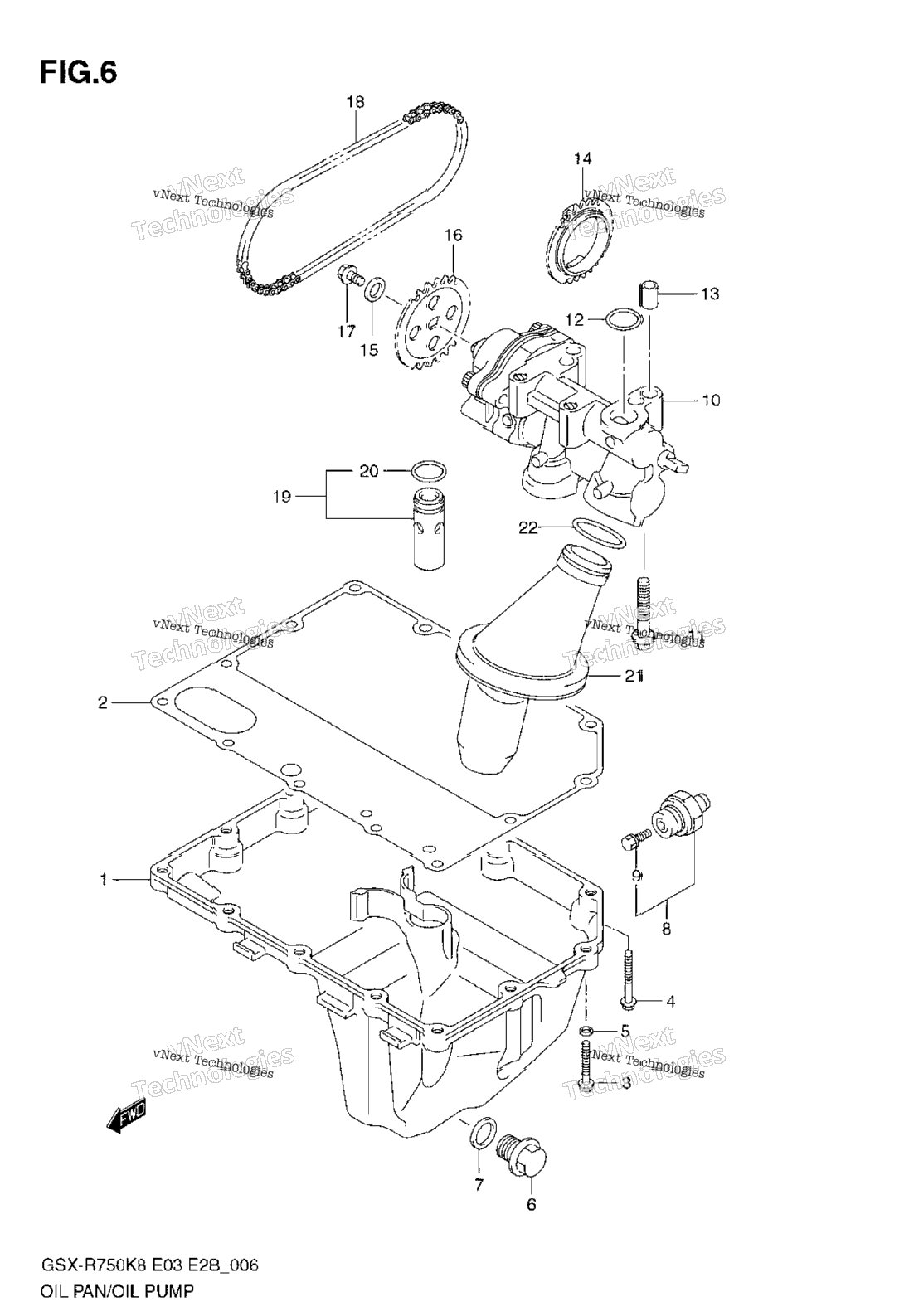 Нажмите для увеличения Oil Pan - Oil Pump