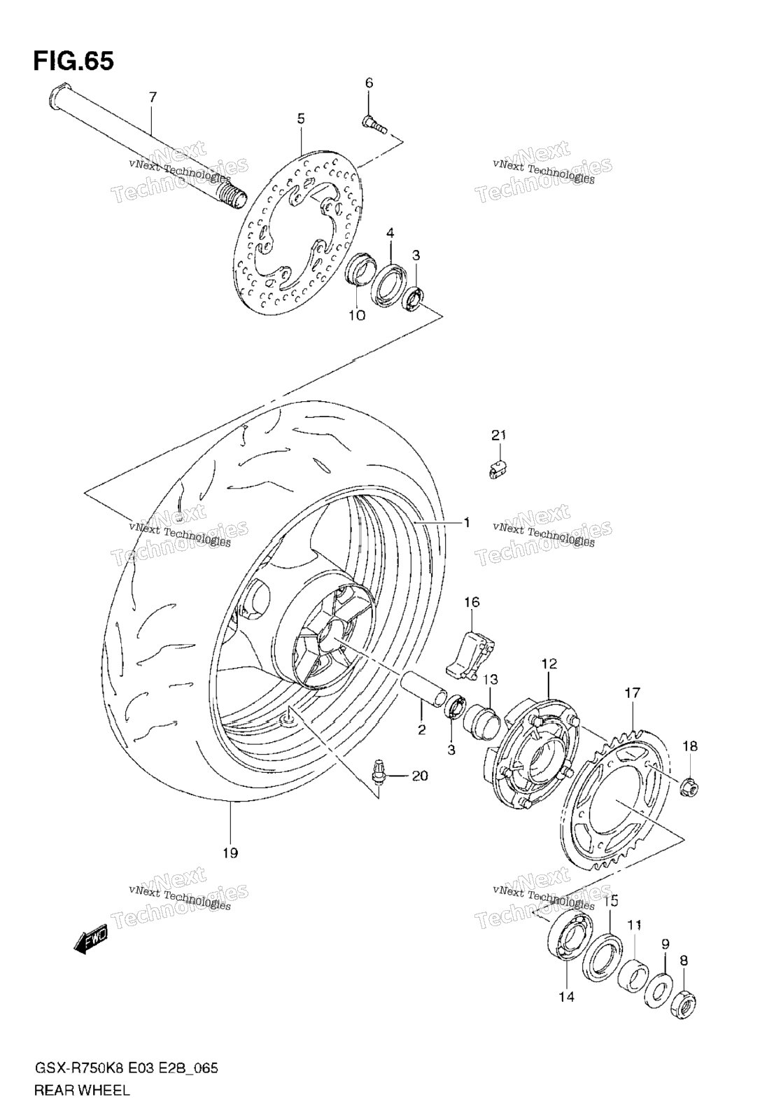 Нажмите для увеличения Rear Wheel