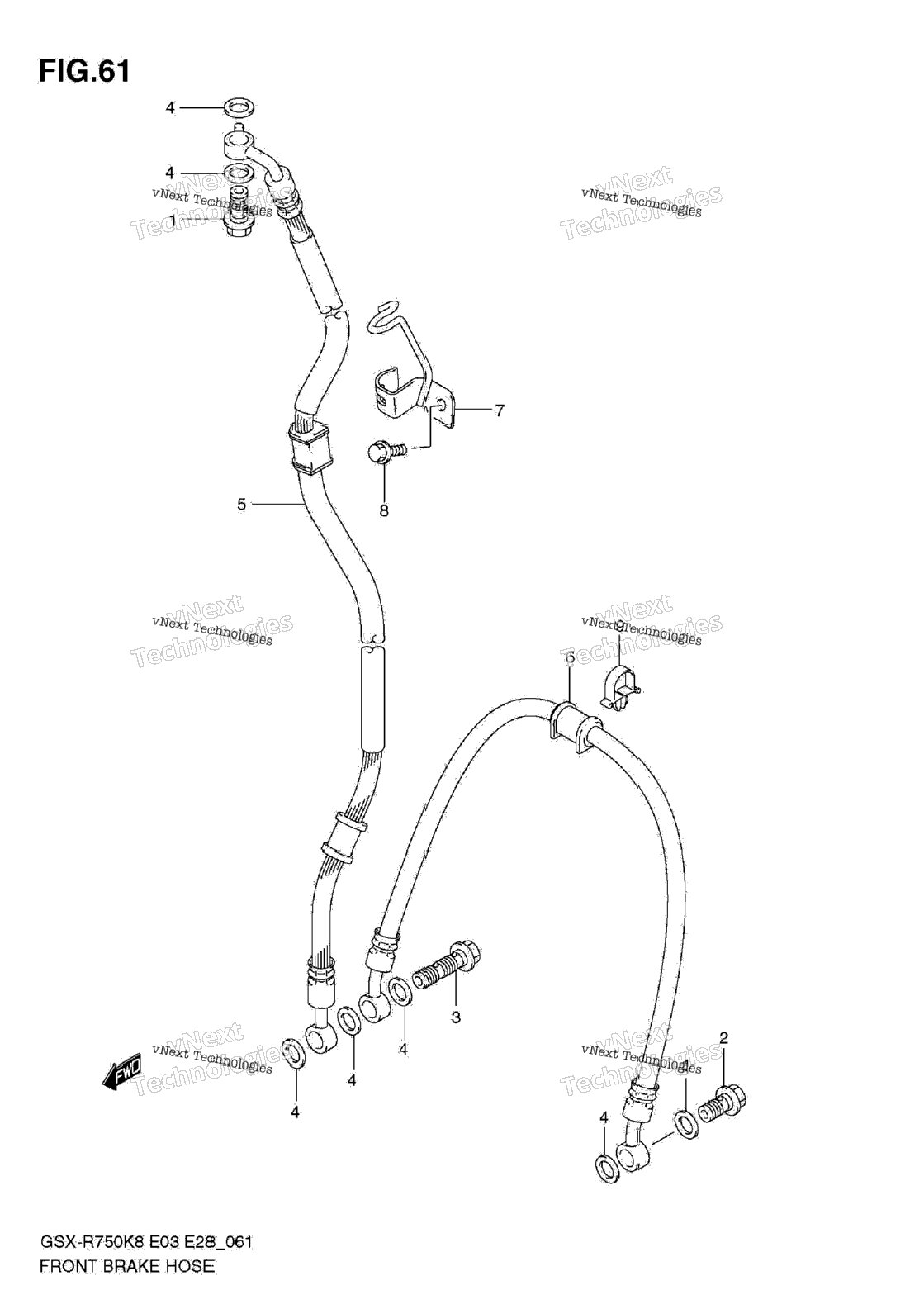Front Brake Hose