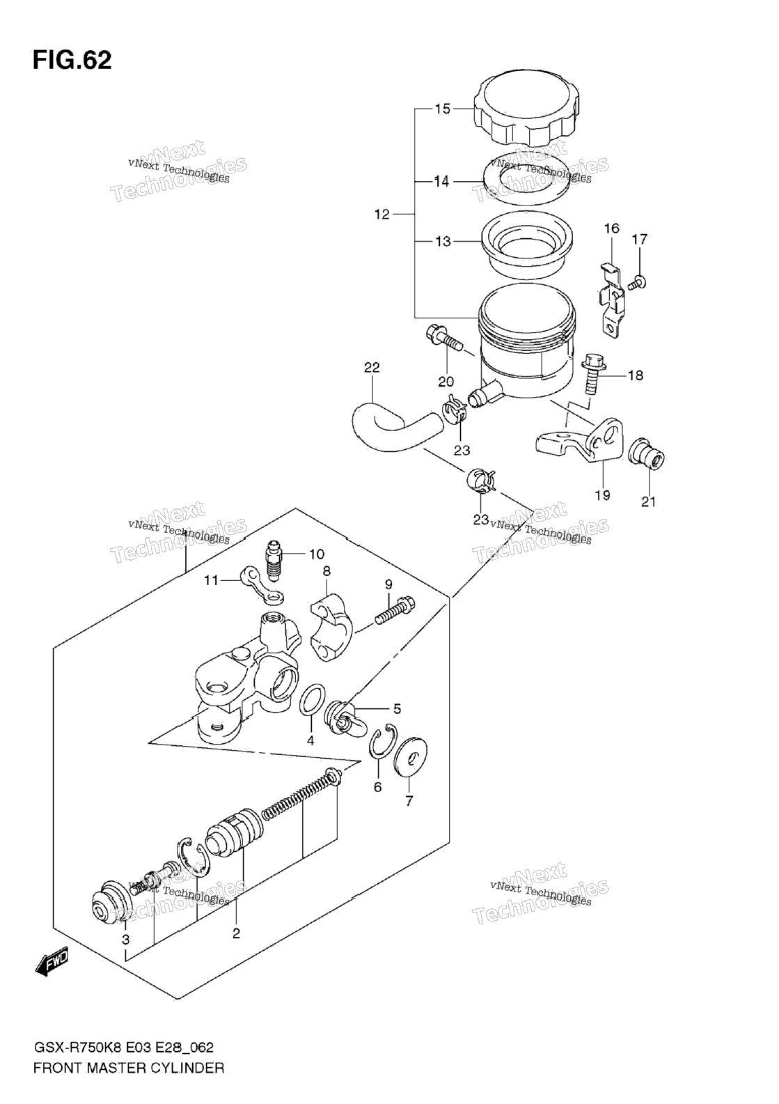 Front Master Cylinder