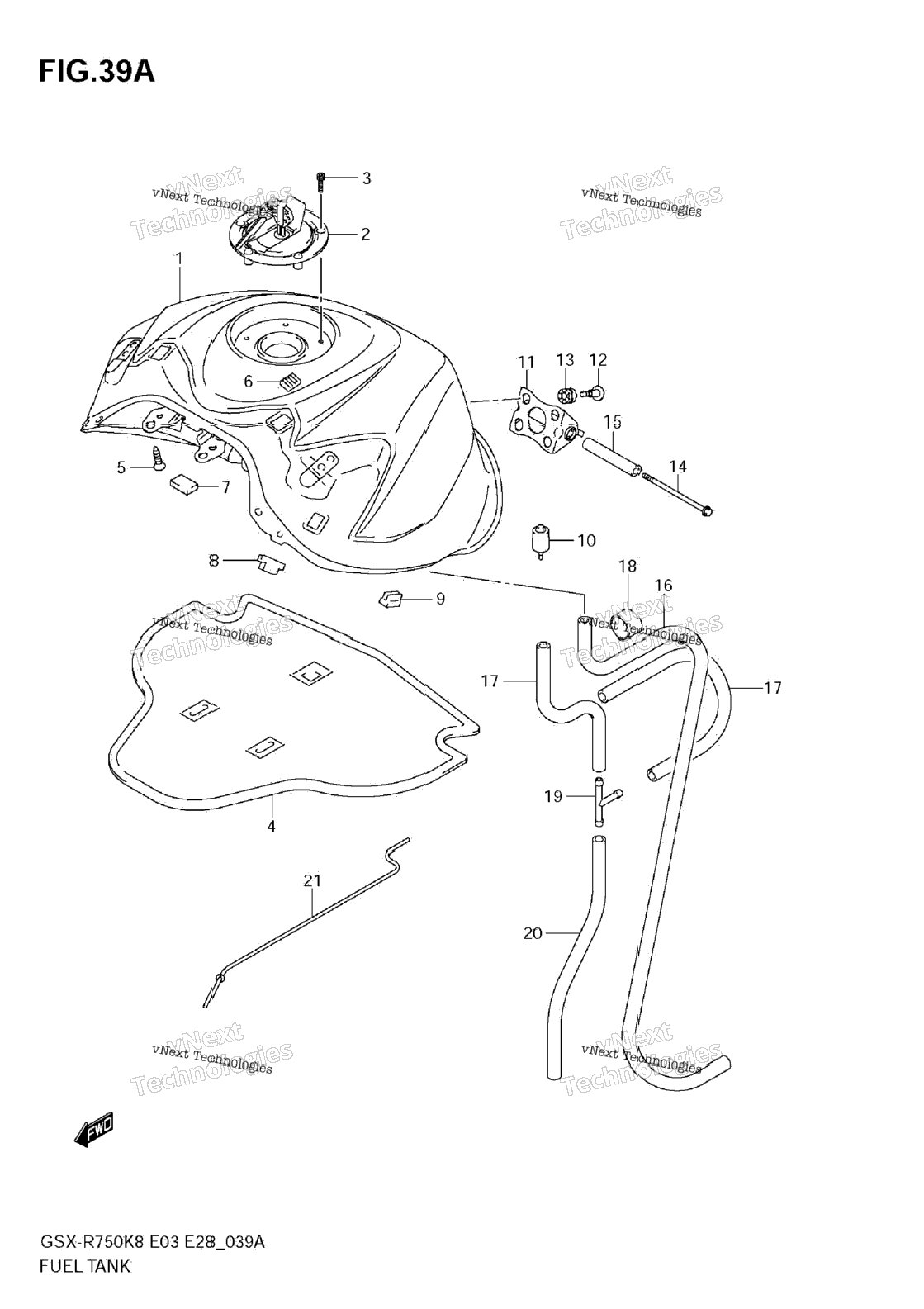Fuel Tank (Model K9)