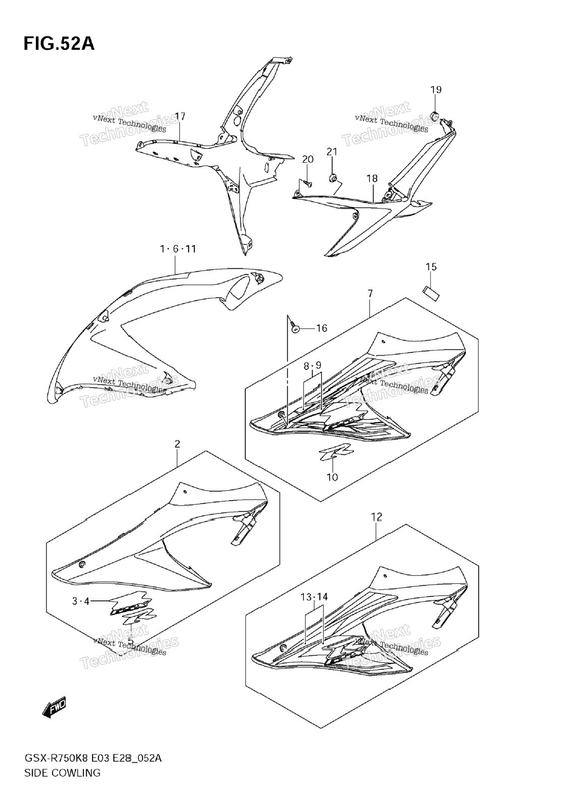 Side Cowling (Model K9)