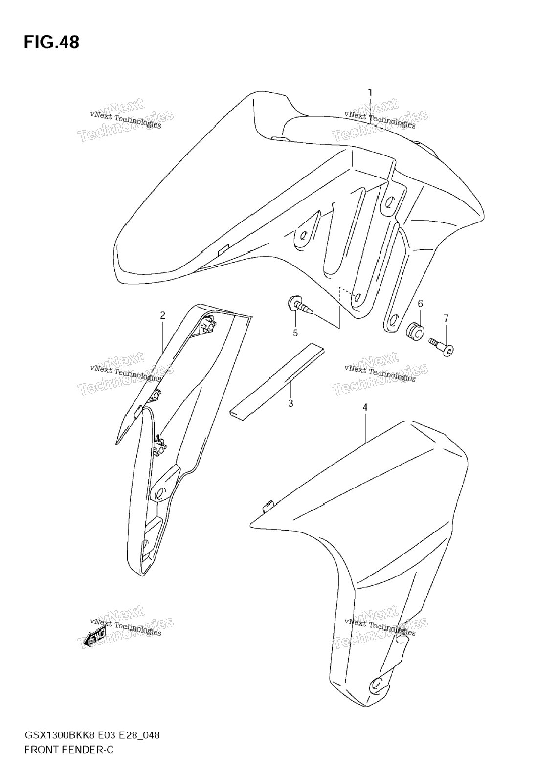 Front Fender (Without Abs)