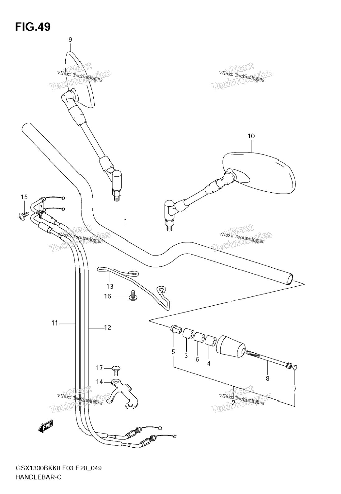 Нажмите для увеличения Handlebar
