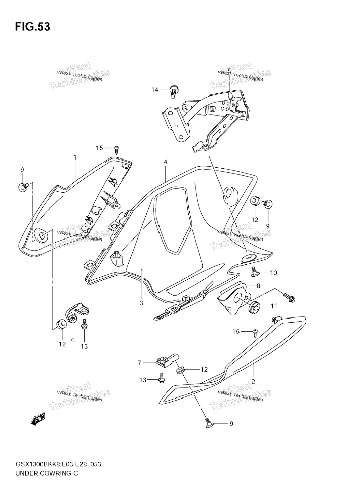 Нажмите для увеличения Under Cowling