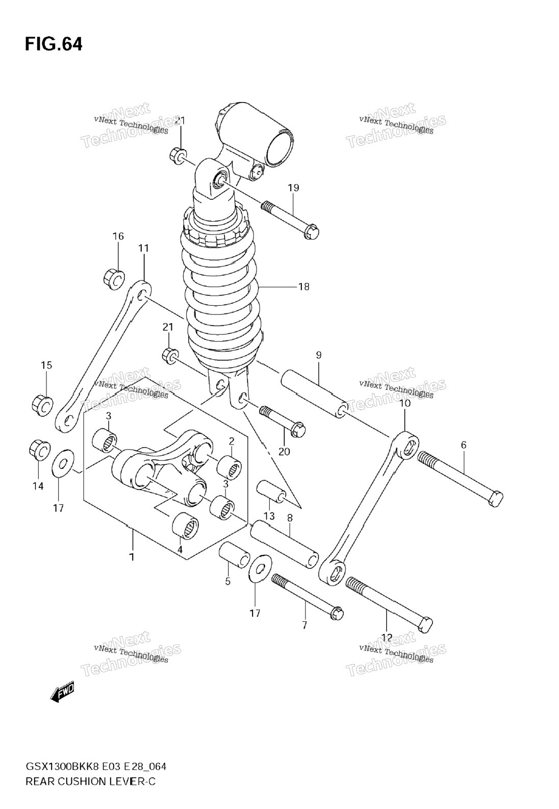 Rear Cushion Lever