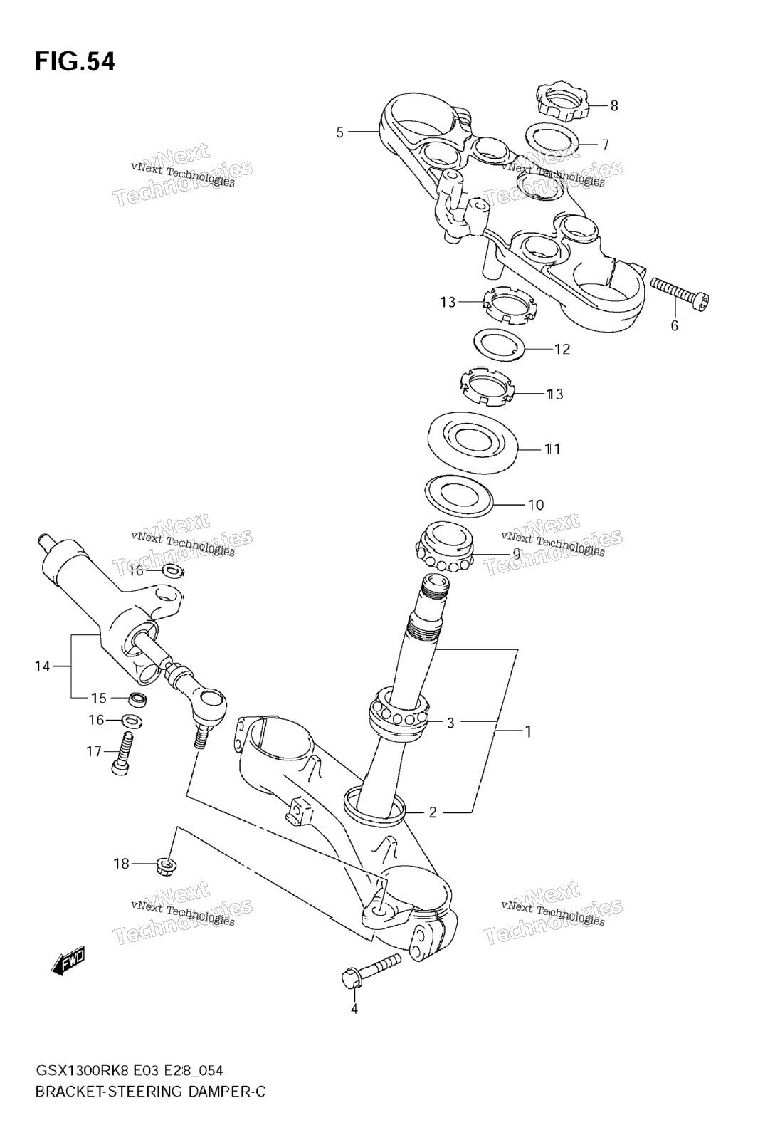 Bracket - Steering Damper