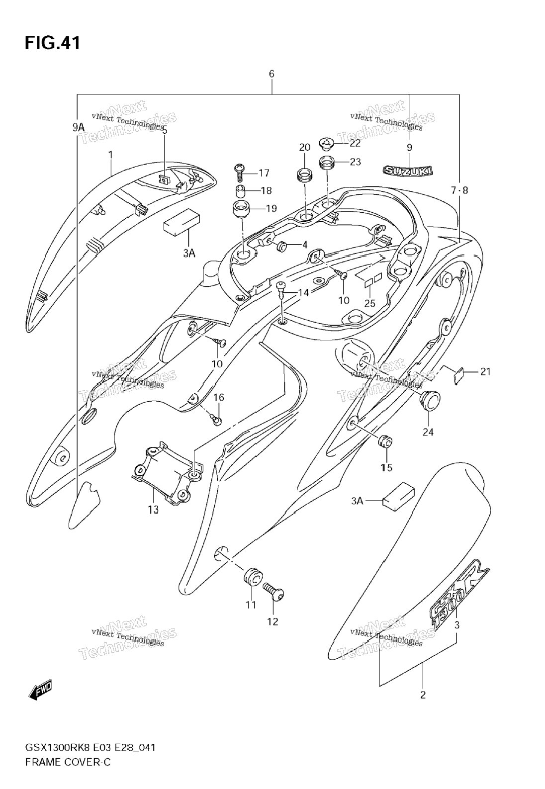 Frame Cover (Model K8)