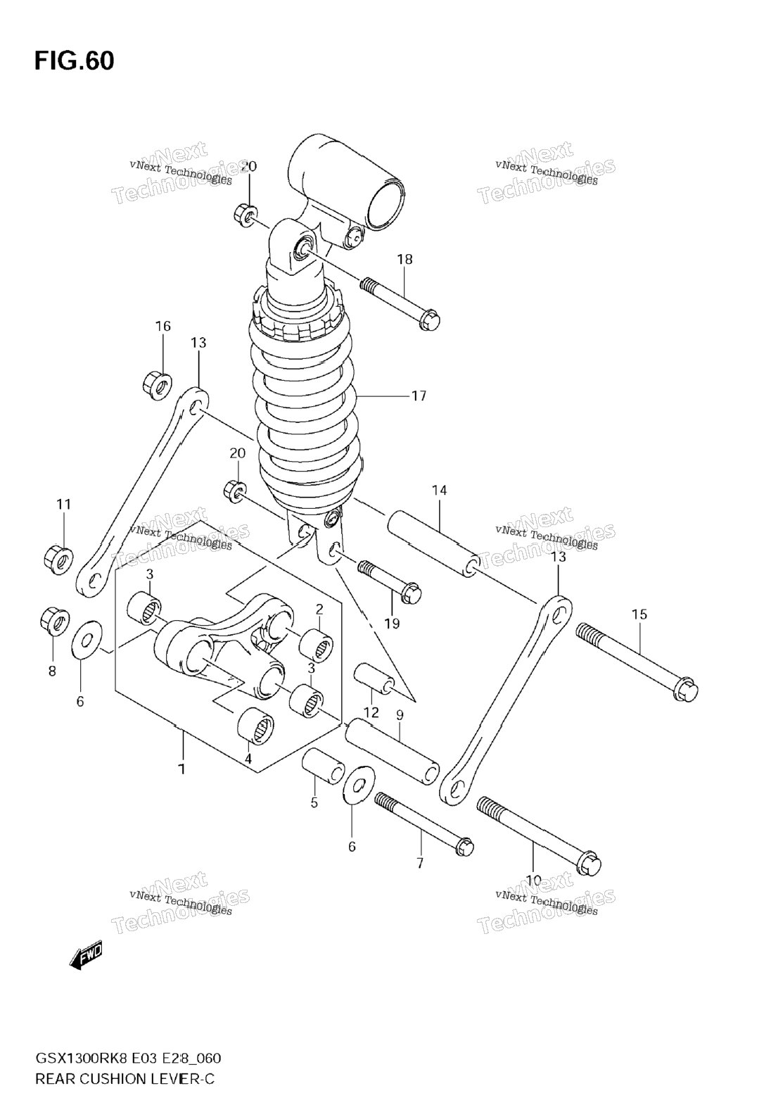 Rear Cushion Lever