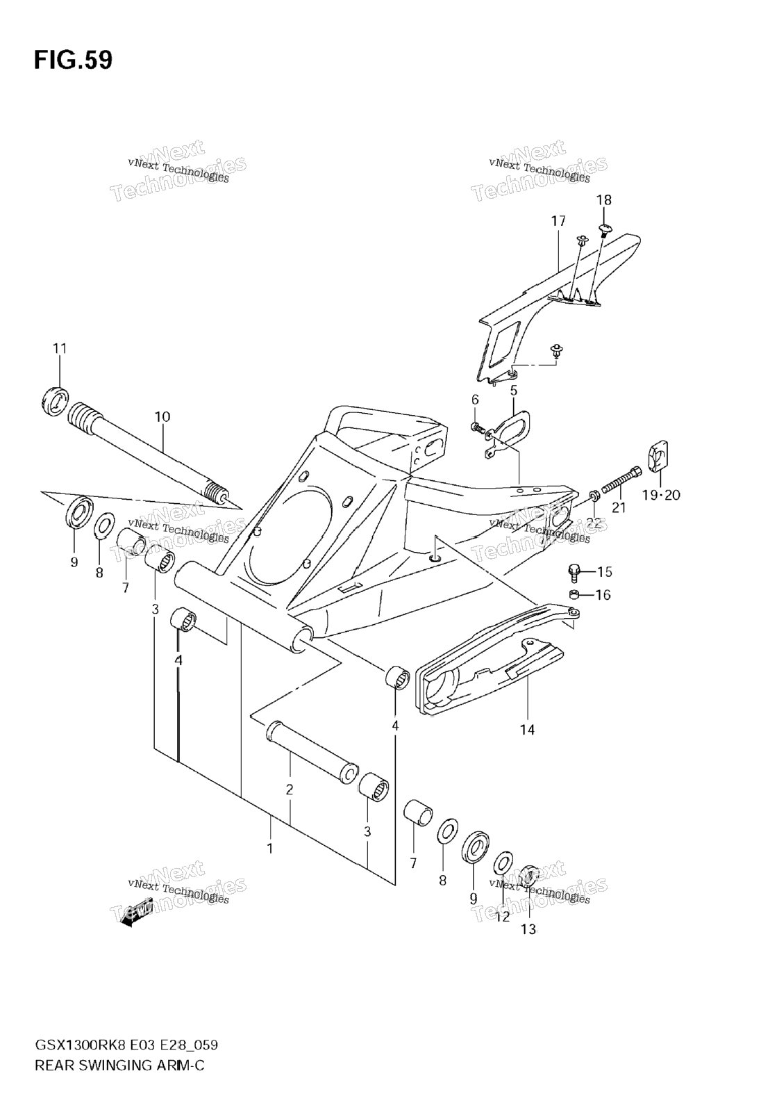 Rear Swinging Arm