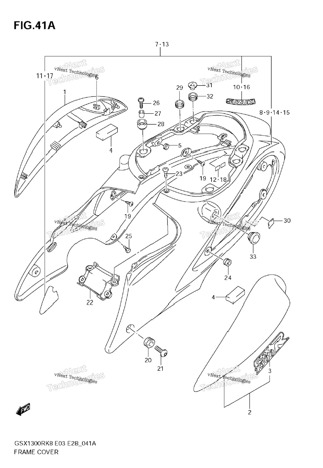 Нажмите для увеличения Frame Cover (Model K9)