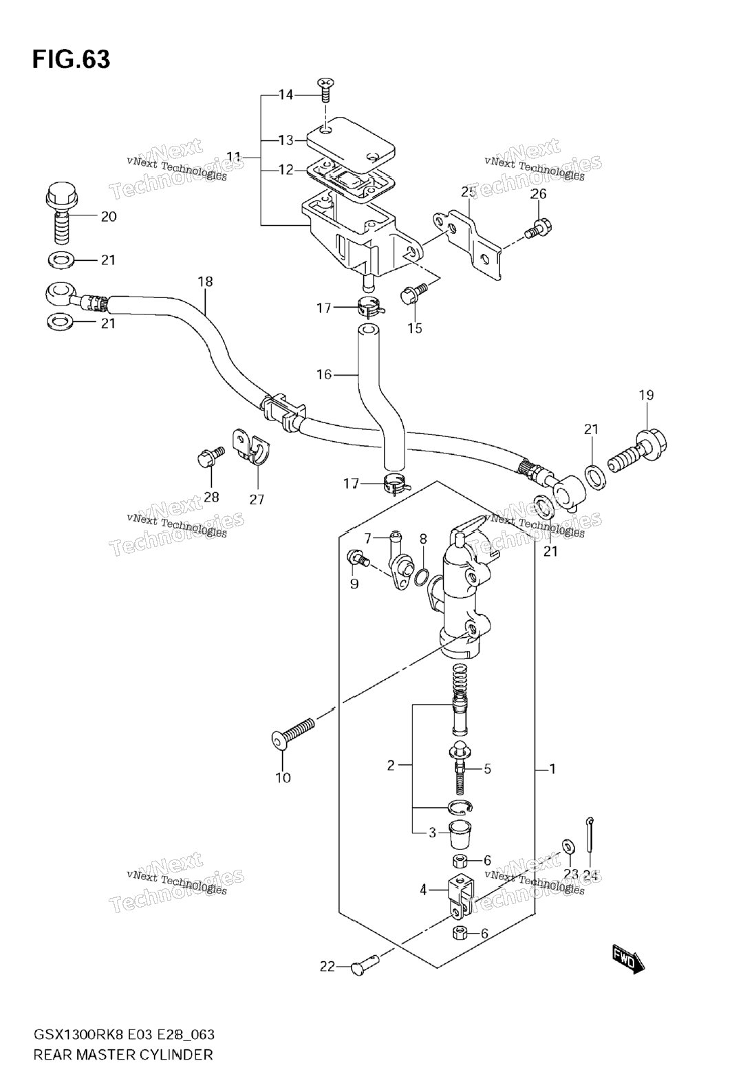 Rear Master Cylinder