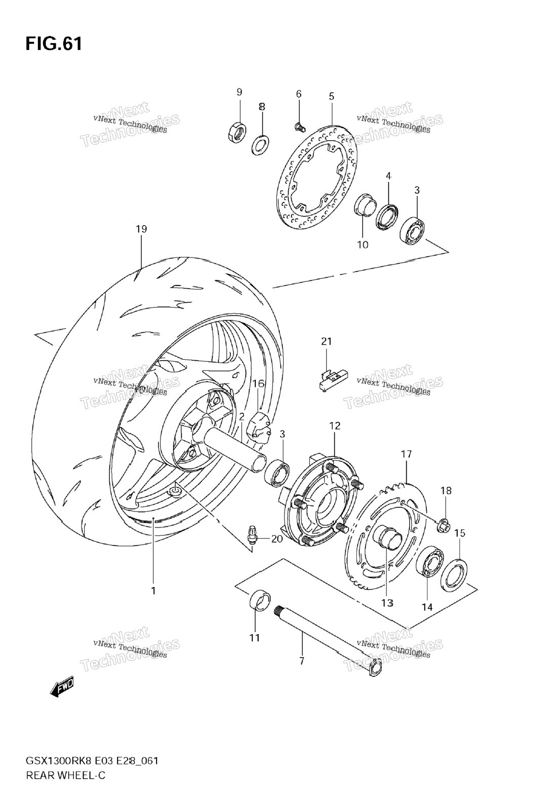 Нажмите для увеличения Rear Wheel