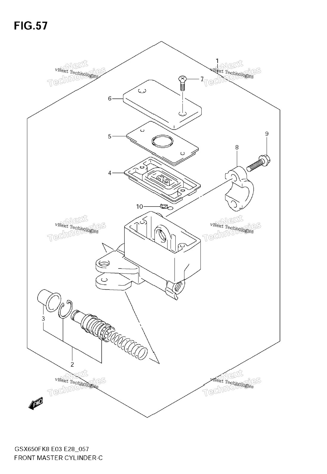 Front Master Cylinder