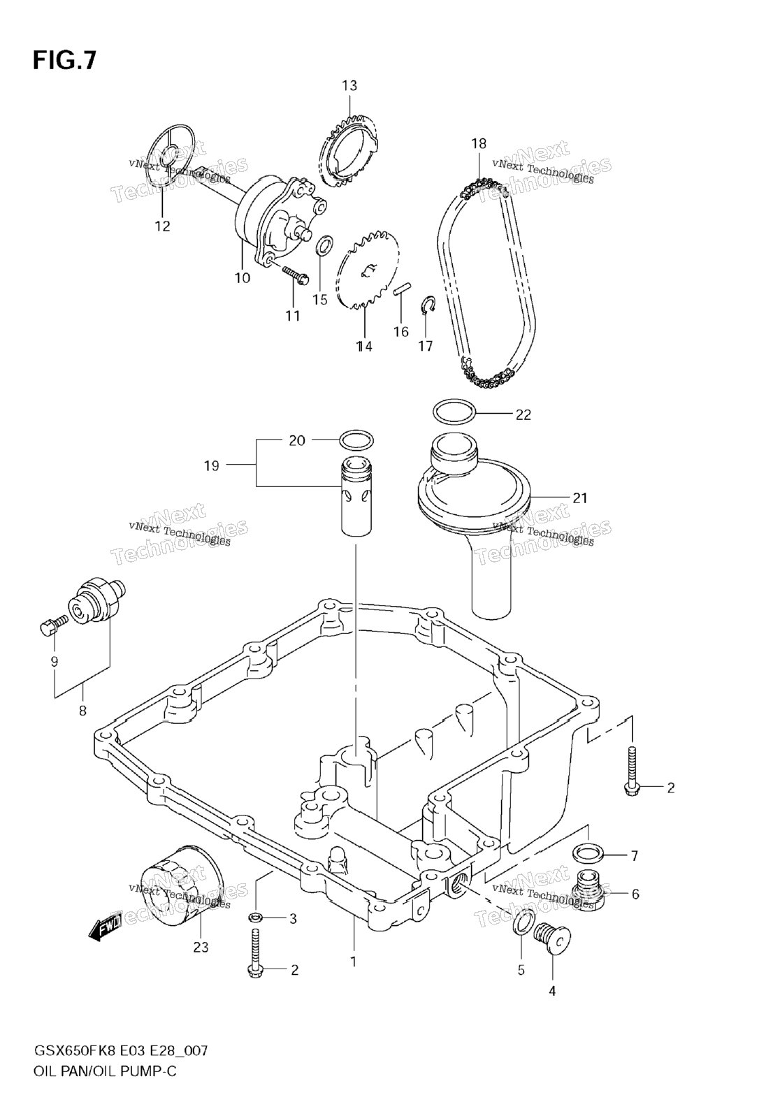 Oil Pan - Oil Pump