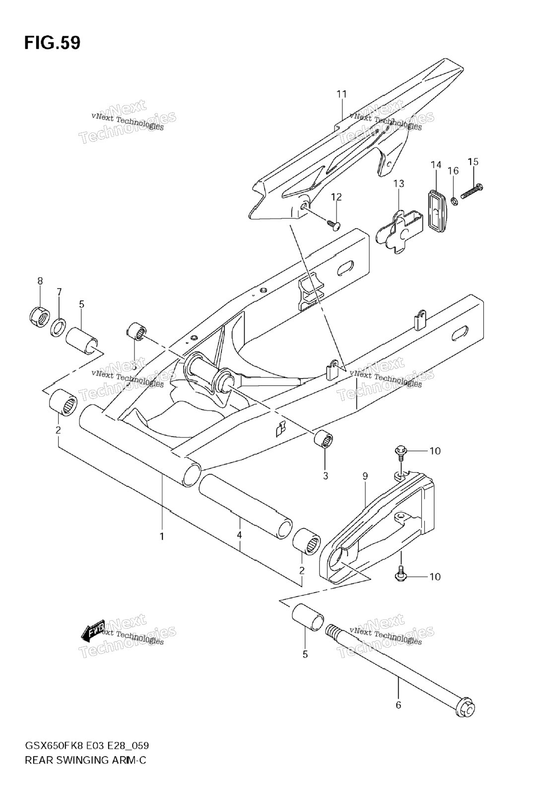 Rear Swinging Arm