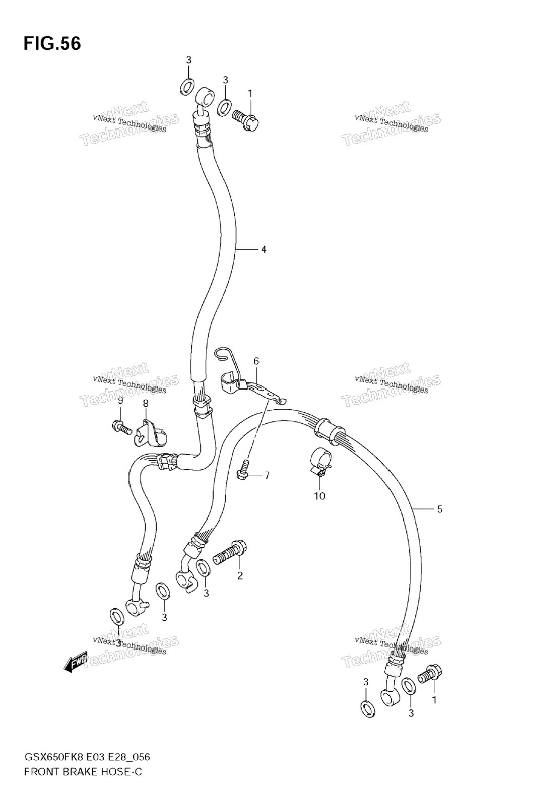 Front Brake Hose