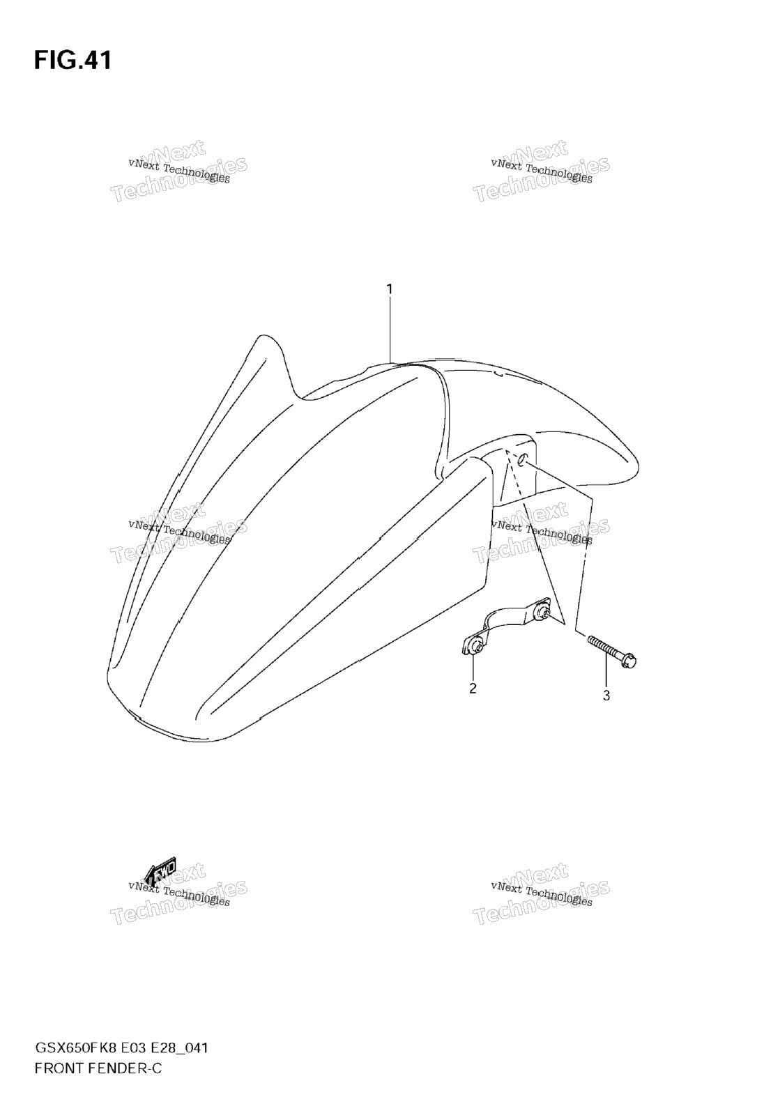 Нажмите для увеличения Front Fender